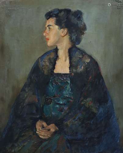 Sir John Lavery RA, (1856-1941)Mrs Rozska Edle Rothschild, B...