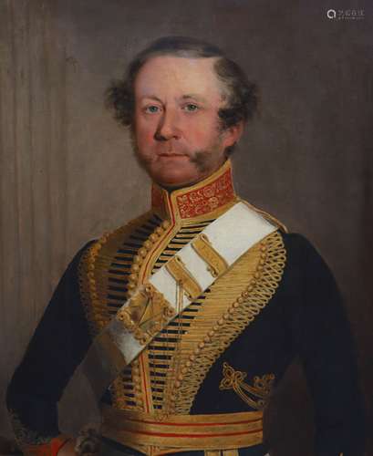 Victorian SchoolPortrait of Colonel John Morgan Ley (1794-18...