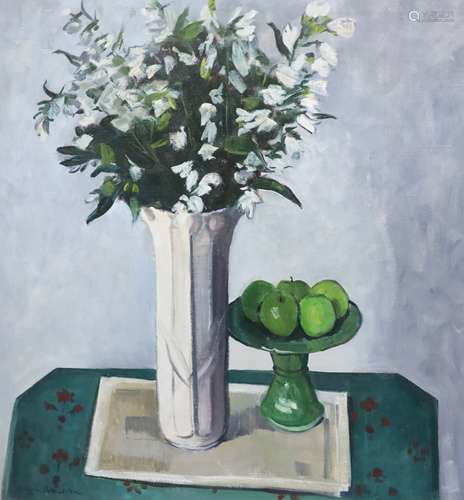 § Marysia Donaldson Scottish, fl.1961-1989)Still life with f...