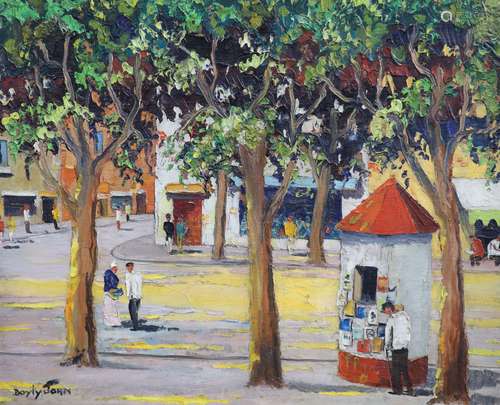 § Cecil Rochfort D'Oyly John (1906-1993)Street scene Port Sa...