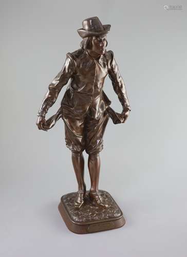 Clement Leopold Steiner (1853-1899) a large bronze figure; ‘...