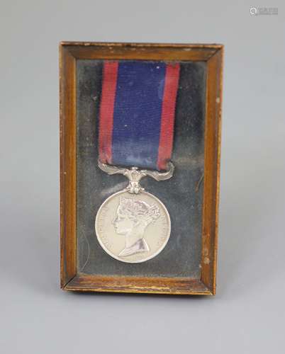 A Crimea medal,unnamed but possibly awarded to Capt. John Ri...