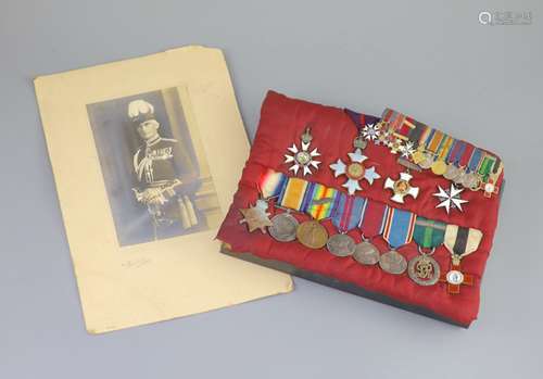 A WW1 CMG, DSO medal group presented to Lieutenant Colonel E...