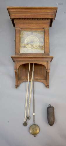 Thomas Harben of Lewes, an 18th century wall clock,the 10