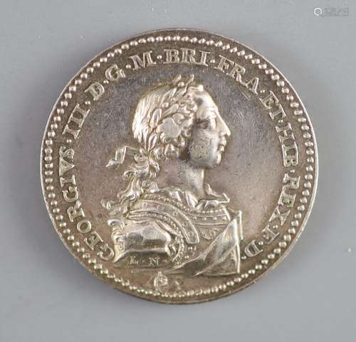 British Medals, George III, Coronation 1761, the official si...