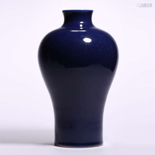 A Sacrificial Blue Glaze Meiping Vase