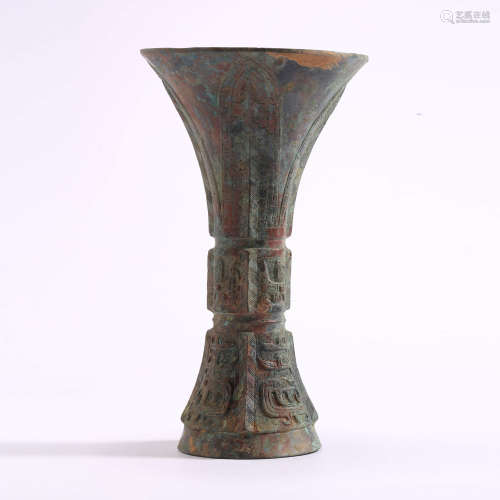 A Bronze Beaker Vase