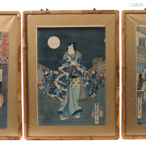 Kunisada, Utagawa 1786-1864, Zeichner japanischer Farbholzsc...