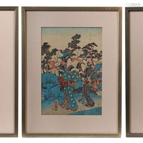 Toyokuni, Utagawa I. 1769-1825, Meister des japanischen Farb...