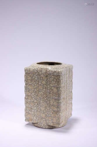 A GUAN TYPE CONG-FORM VASE