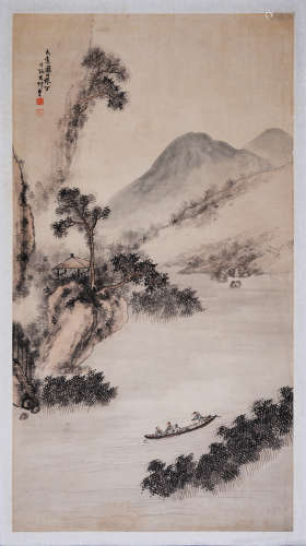 团时根 山水