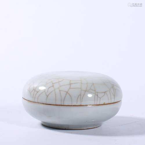 Qing Dynasty Qianlong imitation official glaze ink box