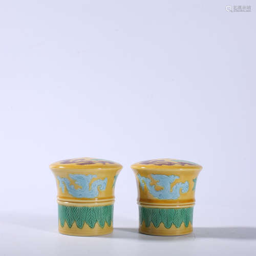 Pastel penholder in Qing Dynasty