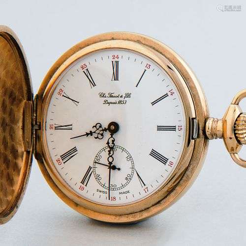 CHS TISSOT ET FILS, Depuis 1853 Montre de poche en or jaune ...