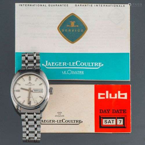 JAEGER LE COULTRE CLUB AUTOMATIQUE , Montre homme en acier a...