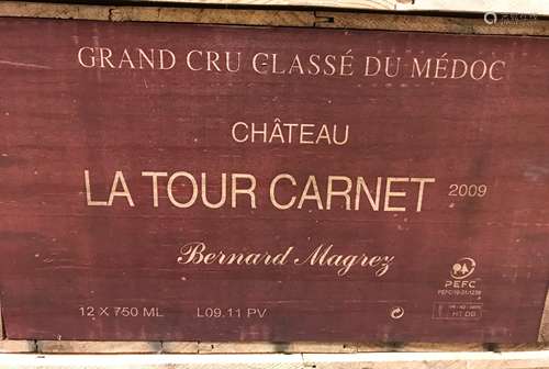 Chateau La Tour Carnet, Haut Medoc 4eme Cru 2009,