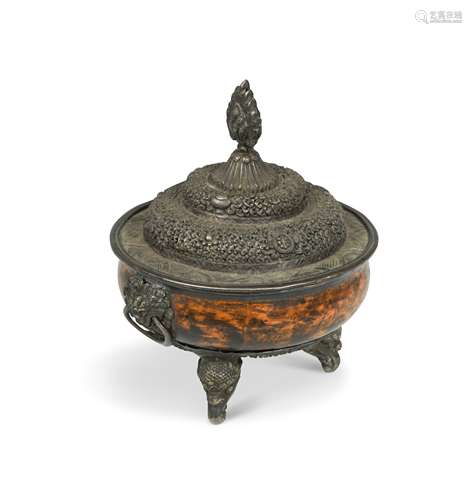 A Chinese or Tibetan censer,