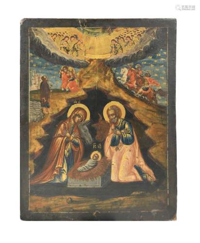 A late 18th or early 19th century icon,