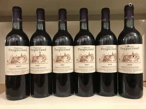 Chateau Purgueraud, Bordeaux Cotes de Francs, 2004,