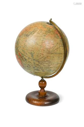 A 'Geographia' 10 inch terrestrial globe, early 20th century...