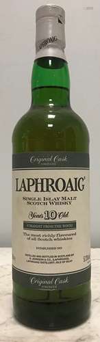 Whisky, Laphroaig 10 years old, original cask strength,