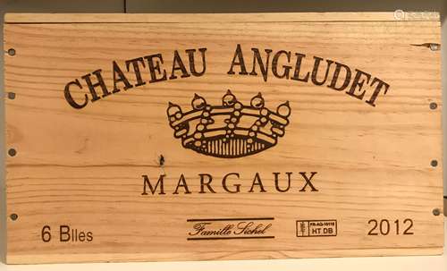 Chateau Angludet, Margaux 2012,