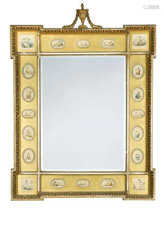 An 18th century style wall mirror,