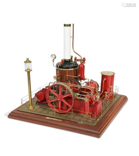 A precision built live steam model of a York-Bolton mill eng...
