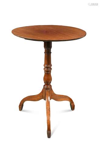 A Regency mahogany tilt-top tripod table,