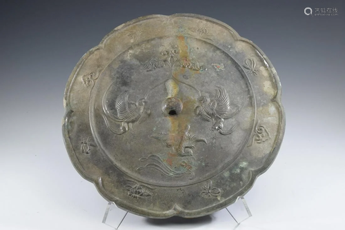 A Chinese Bronze Mirror