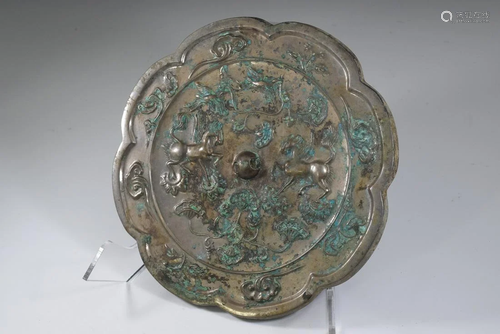 A Chinese Bronze Mirror