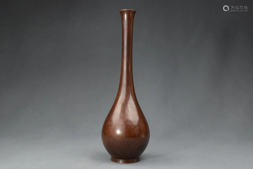 A Japanese Bronze Vase