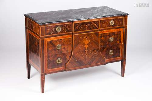 A D.Maria style chest of drawersRosewood, jacaranda and sati...