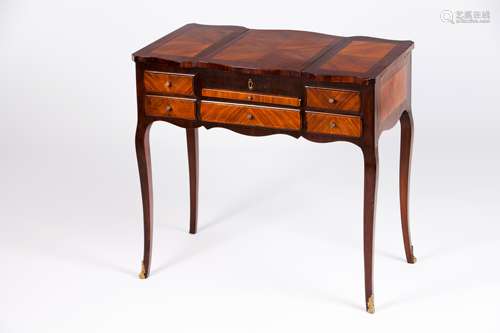 A D.Maria style dressing tableMahogany and jacaranda Lift to...