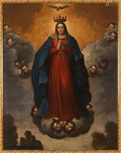 Spanish school, 18th centuryThe Assumption of the Virgin Mar...