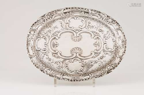 A small serving platterGerman silver Elliptic shaped fully d...