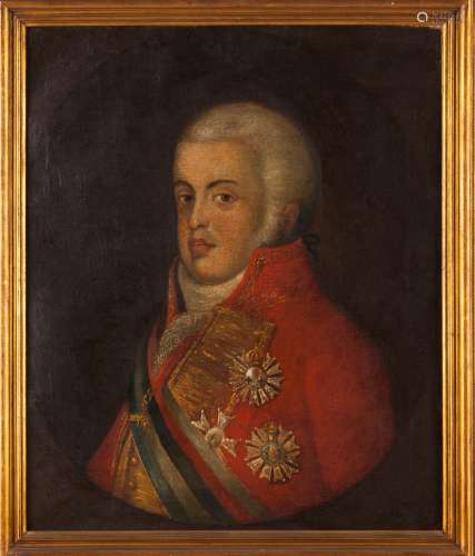 Portuguese school, 19th century (1st quarter)A portrait of K...