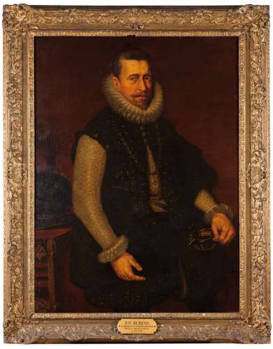 Peter Paul Rubens follower (1577-1640)Portrait of Archduke A...