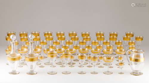 A Baccarat drinking glass set, 