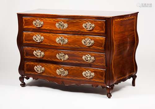 A D.José chest of drawersBrazilian mahogany Rosewood and sat...