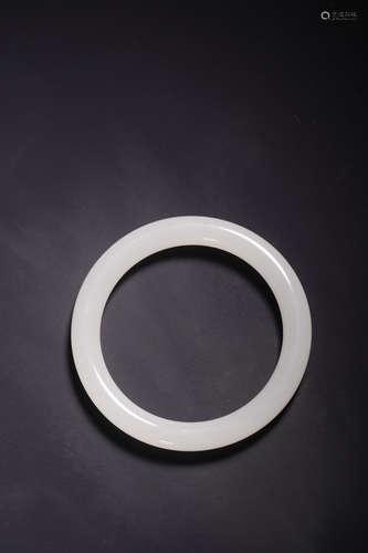 A White Jade Bangle