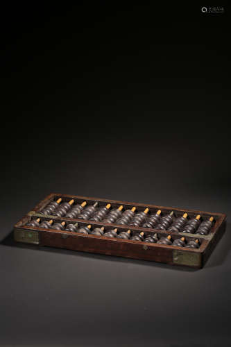 A Chinese Huanghuali Abacus