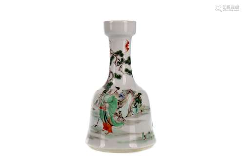 A 19TH CENTURY CHINESE FAMILLE VERTE VASE