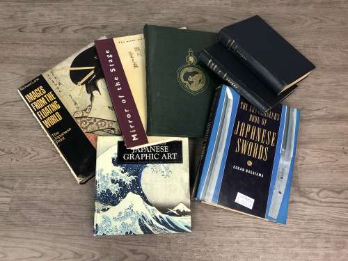 A COLLECTION OF REFERENCE BOOKS ON JAPANESE ART, WEAPONRY AN...