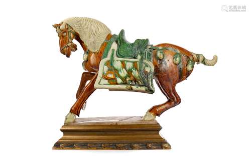 A 20TH CENTURY CHINESE TANG DYNASTY STYLE HORSE