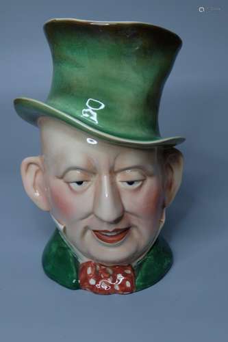 VINTAGE BESWICK DICKENS LARGE TOBY JUG MR MICAWBER PATTERN 3...