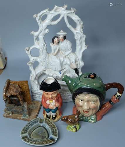 A GROUP PORCELAIN  CHINA FIGURES ,INCLUDE BESWICK