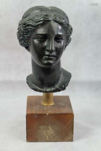 BRONZE STATUE BUST  ,BY A. GIANNELLI , SINGED 1993 , ITALY ,...