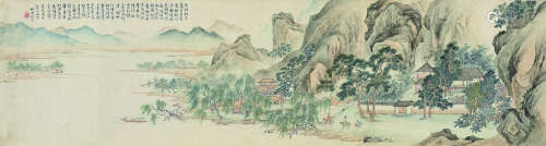 顾达（清） 丙午（1846）年作 江南春 镜片 设色纸本