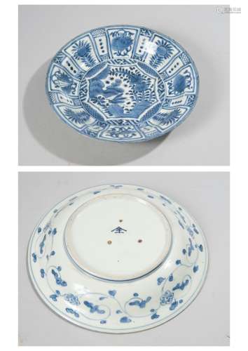 CHINE, époque Wanli (1573-1620). Assiette en porcelaine émai...